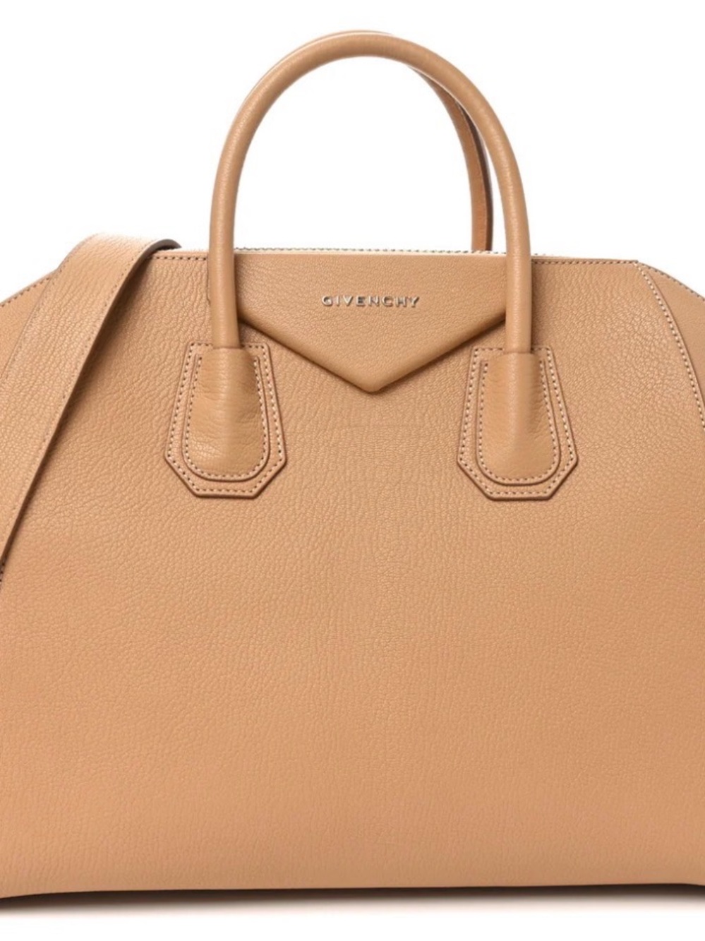 Givenchy Beige/Tan Smooth Leather Satchel